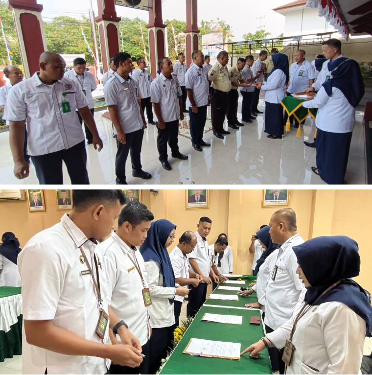 Tanda tangan Kontrak P3K 3