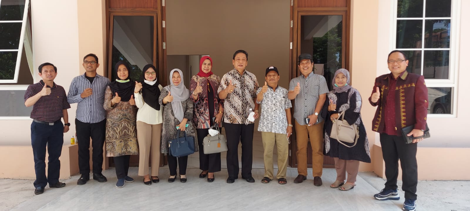 KUnjungan Dirjen Badilag ke Rumah Dinas Pimpinan PTA Semarang