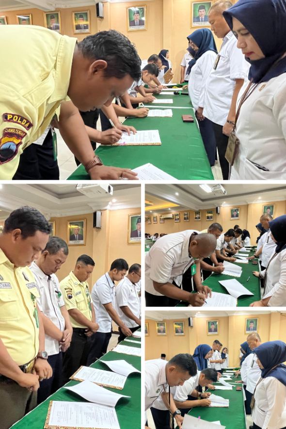 penatanda tangan kontrak P3K 2